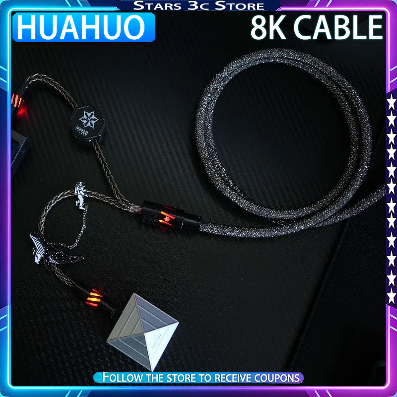 Desk Setup Accessories - Teclado Magnético Huahuo Pro 8K com