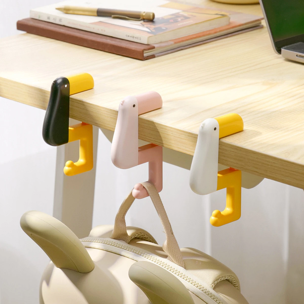 Desk Setup Accessories - Gancho Criativo em Formato de Pato,