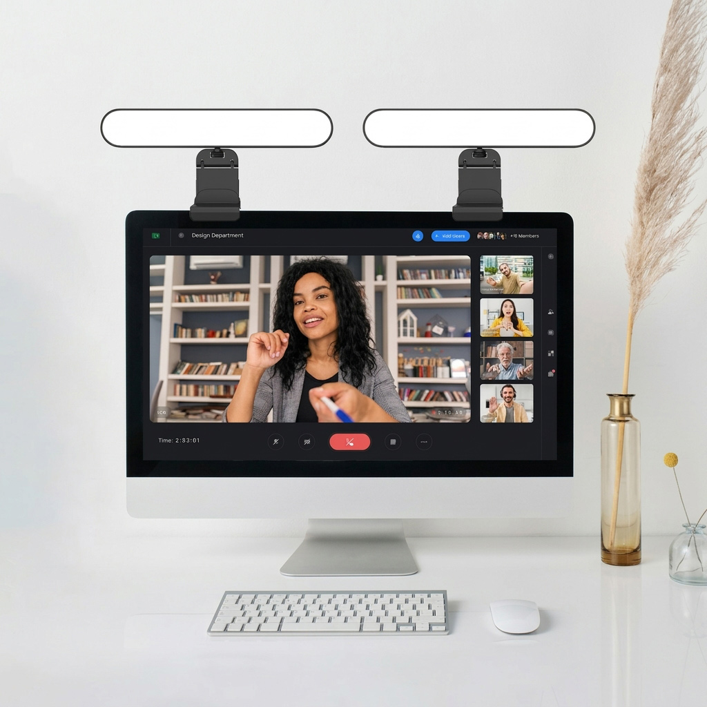 Luminária LED Touch Dimmable p - Desk Setup Videos avaliação e preço
