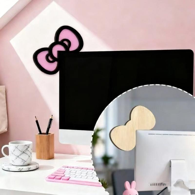 Novo Laço de Madeira 1/2 Peças - Desk Setup Accessories avaliação e preço
