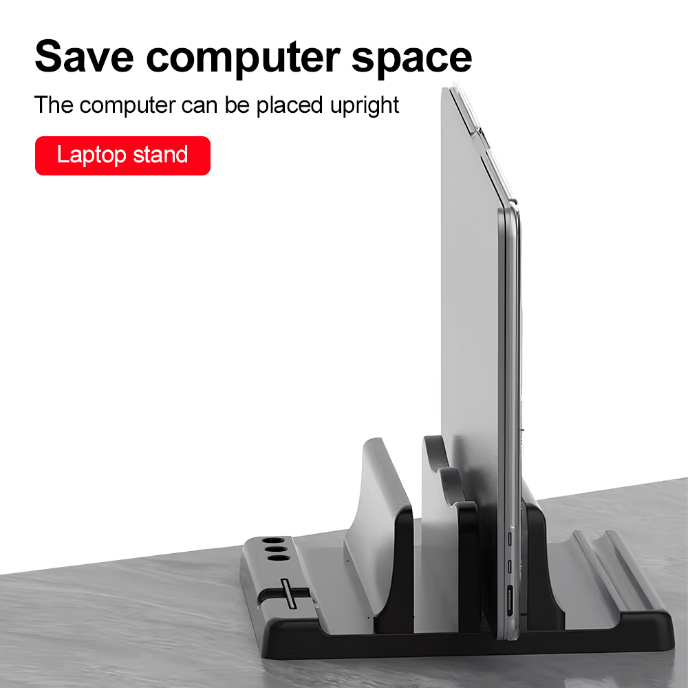 Suporte vertical para laptop,  - Desk Setup Organization avaliação e preço