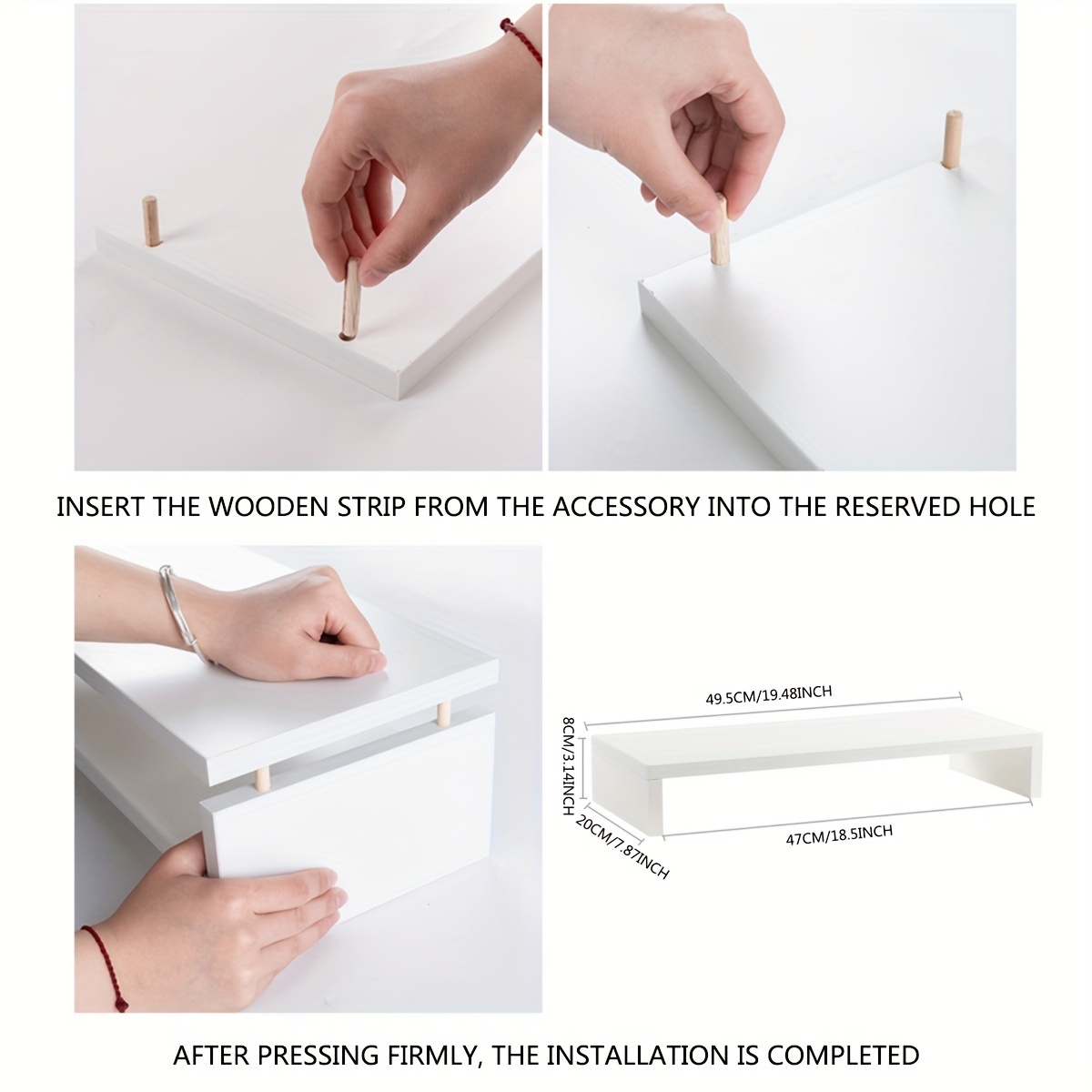 Suporte Minimalista Branco em  - Desk Setup Accessories avaliação e preço