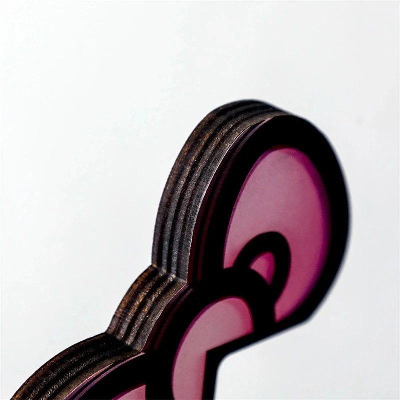 Kawaii rosa acrílico arco moni - Desk Setup Accessories avaliação e preço