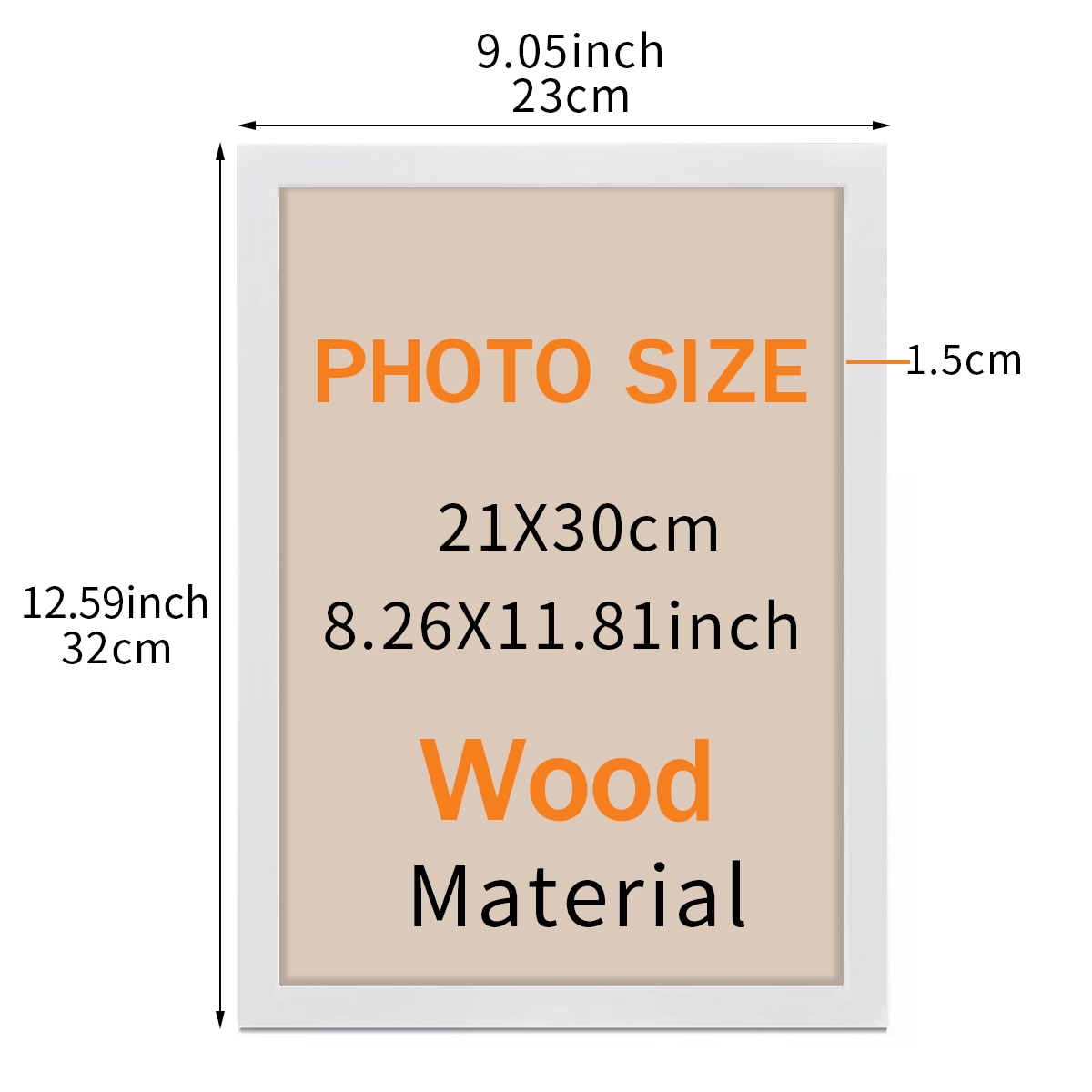 Quadro de Madeira A4 com Impre - Desk Setup Poster avaliação e preço