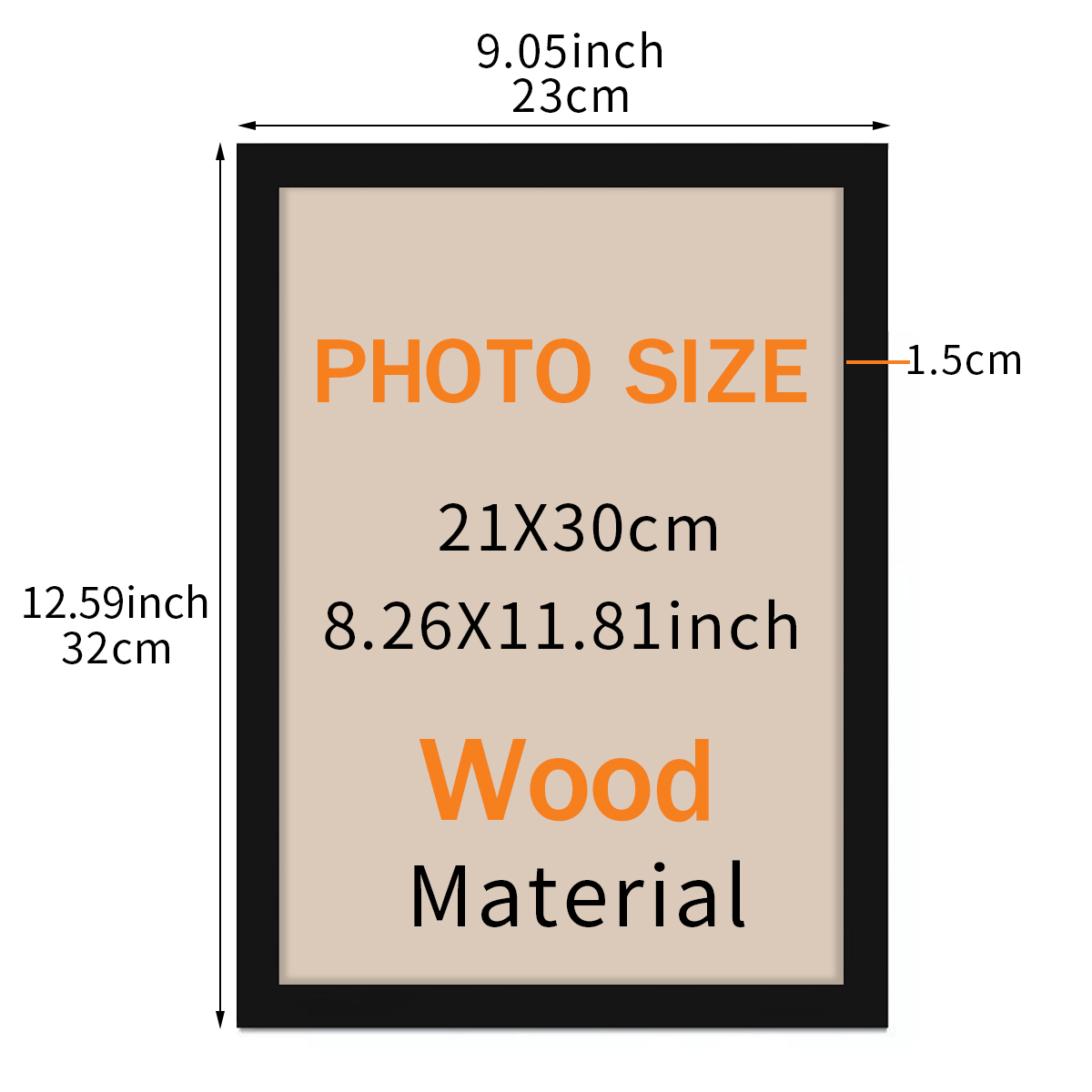 Quadro de Madeira A4 com Impre - Desk Setup Poster avaliação e preço