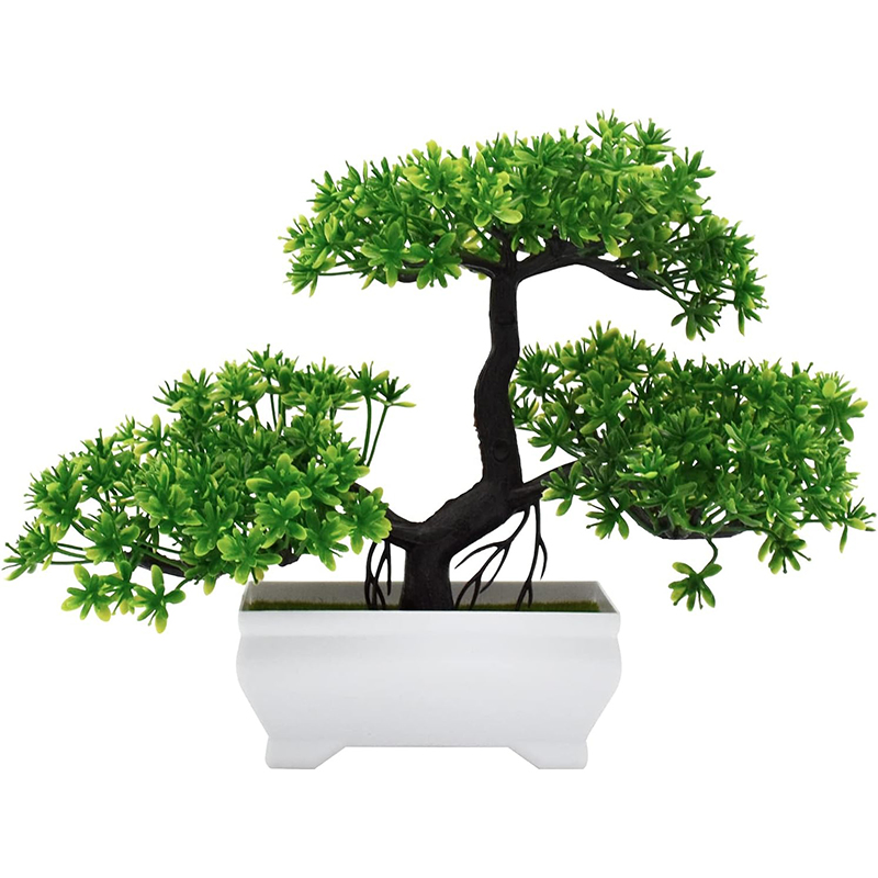 Bonsai artificial plástico biô - Desk Setup Plant avaliação e preço