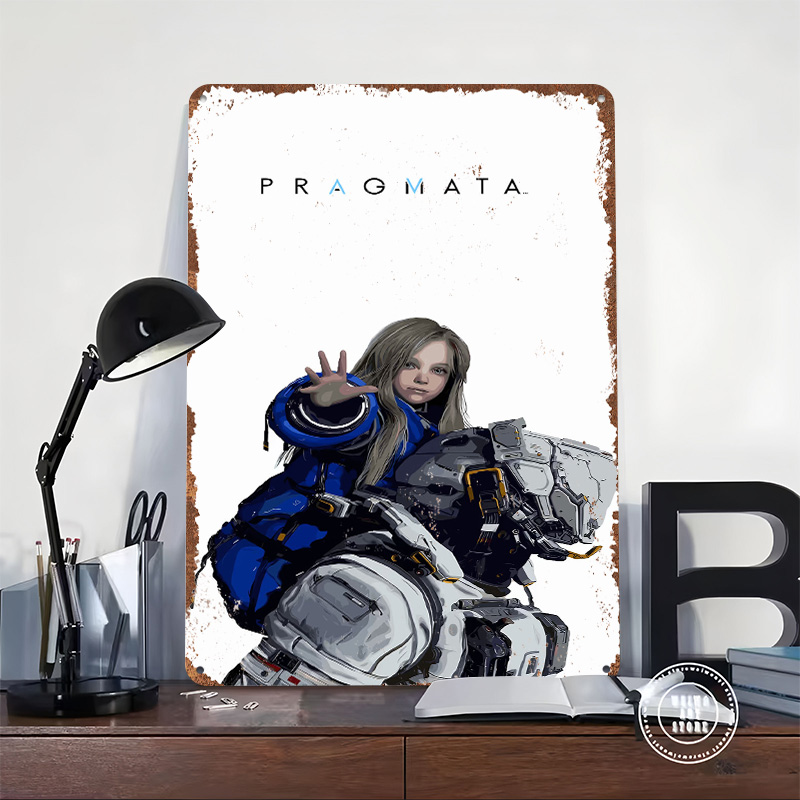 Placa de Metal Personalizada c - Desk Setup Poster avaliação e preço