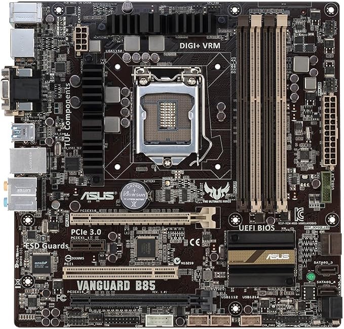 Placa-mãe ASUS VANGUARD B85 LG - Intel Cpu Core I5 avaliação e preço