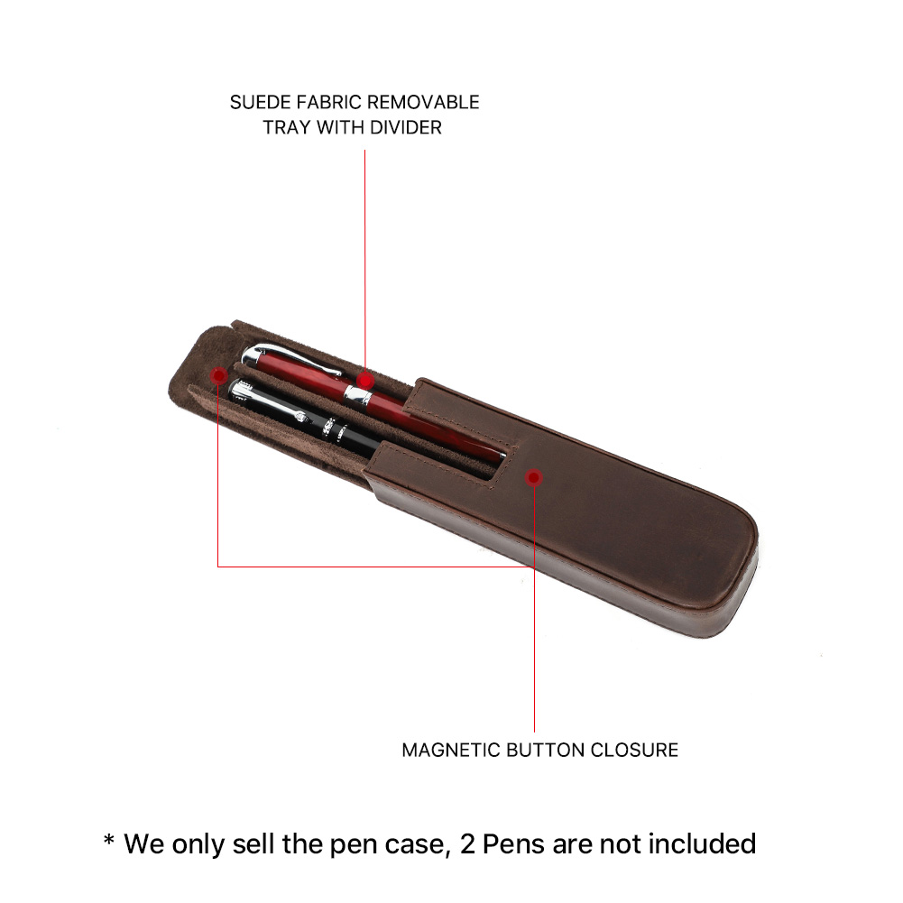 Estojo de Couro CONTACT'S FAMI - Pen Cup Magnetic avaliação e preço